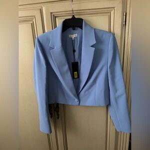 Gianni Bini Powder Blue Cropped Blazer